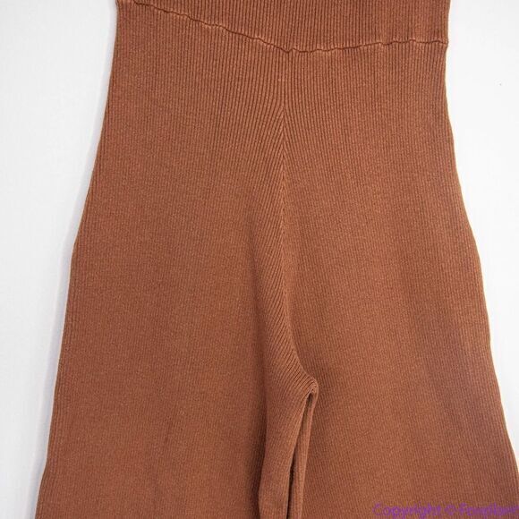 NEW FREE PEOPLE BEACH WAVERLY SWEATER ONE PIECE RIBBED ONE SHOULDER JUMPSUIT, L - Picture 11 of 16